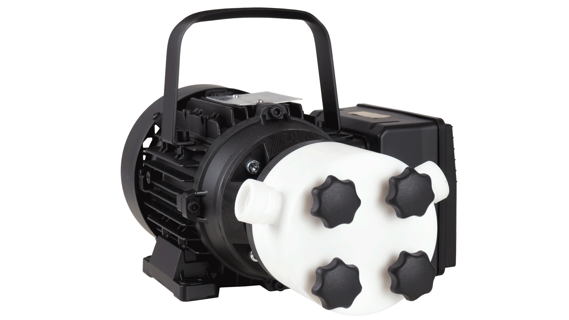 Impellerpump with motor, cable and plug